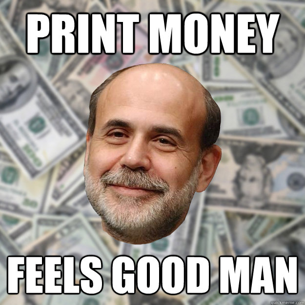 Bernanke Printing Money