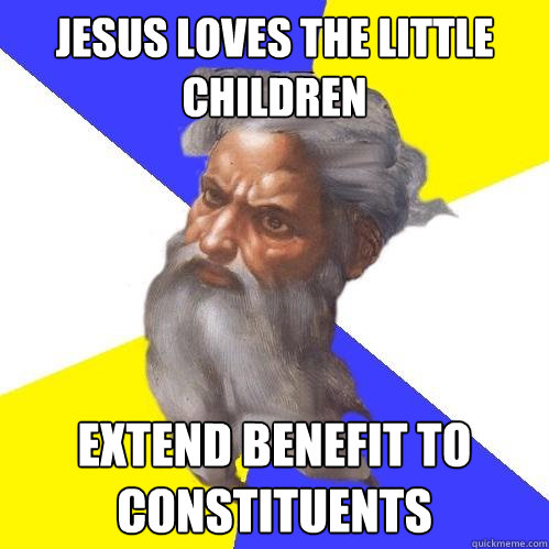 jesus loves the little children extend benefit to constituen - Advice God