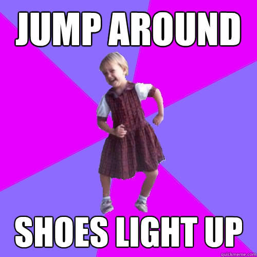 jump around shoes light up - Socially awesome kindergartener
