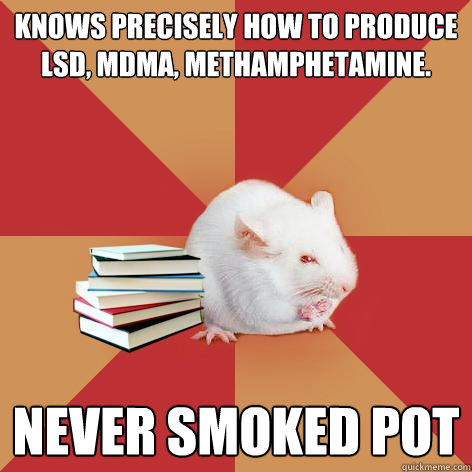 knows precisely how to produce lsd mdma methamphetamine n - Science Major Mouse