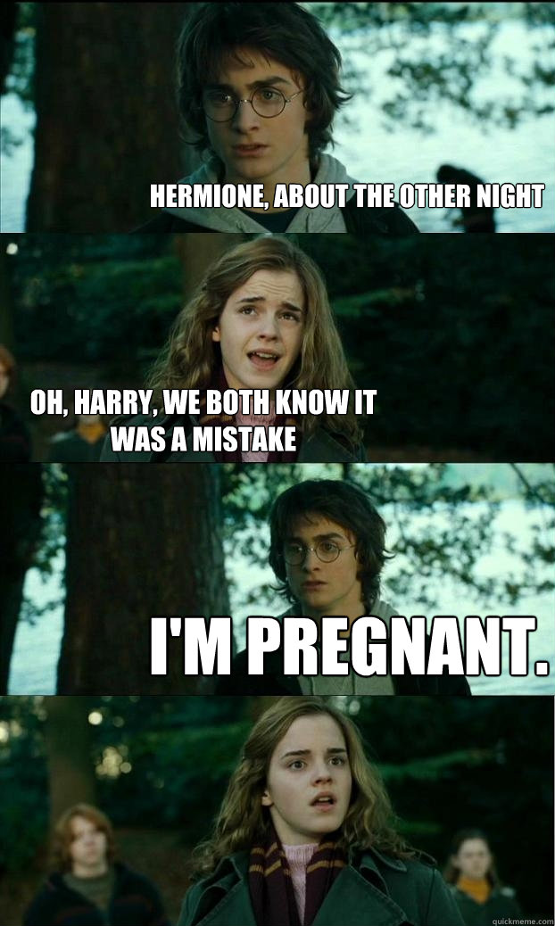 hermione about the other night oh harry we both know it w - Horny Harry