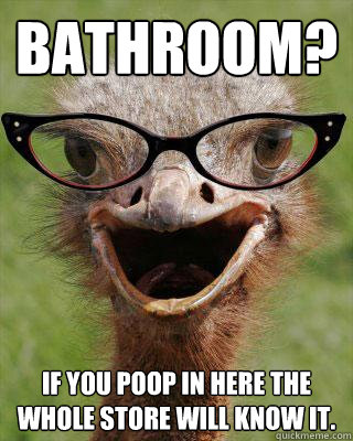 ostrich poop