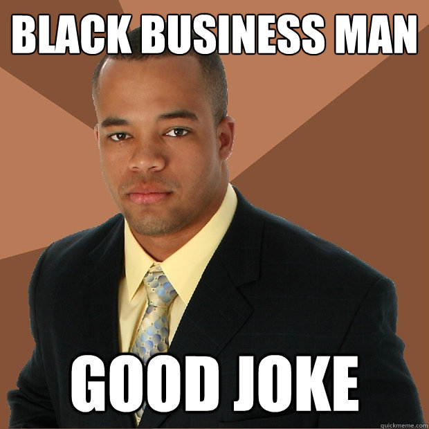 black businessman meme