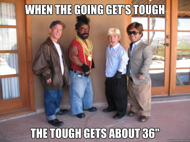 when the going gets tough the tough gets about 36 -