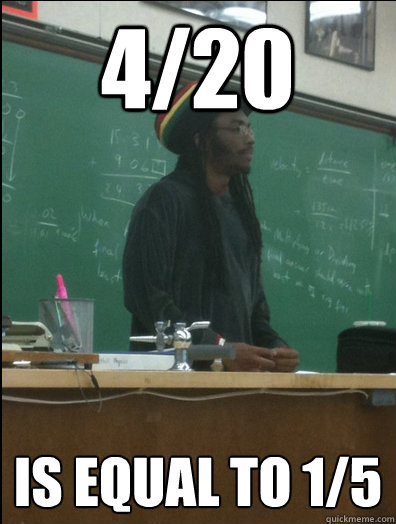 420 is equal to 15 - Rasta Science Teacher