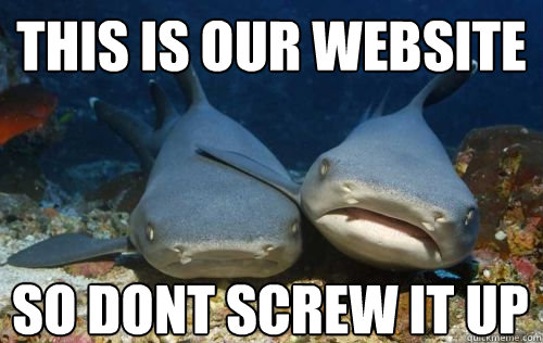 this is our website so dont screw it up - Compassionate Shark Friend