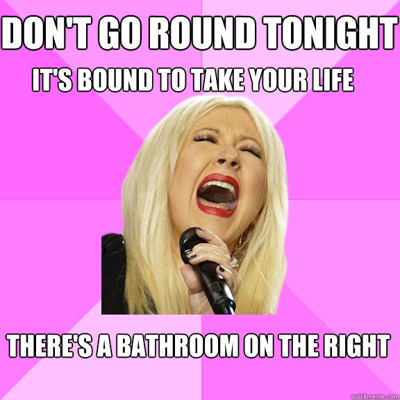 dont go round tonight its bound to take your life theres - Wrong Lyrics Christina