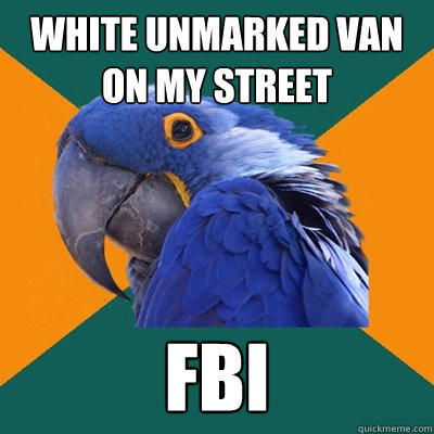 White Unmarked Van