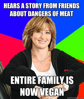 hears a story from friends about dangers of meat entire fami - Sheltering Suburban Mom