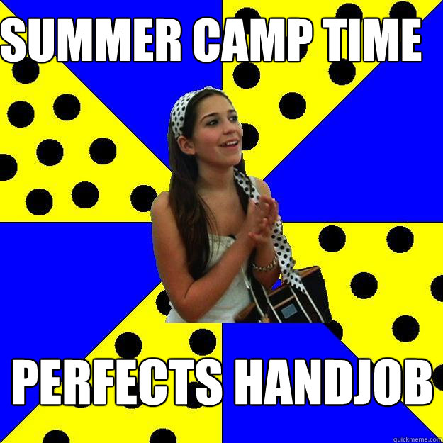 summer camp time perfects handjob - Sheltered Suburban Kid