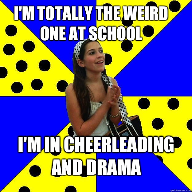 Im totally the weird one at school Is it flu or what - Sheltered Suburban Kid