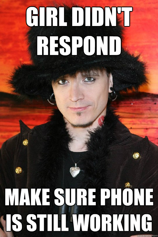 girl didnt respond make sure phone is still working - Lolgame