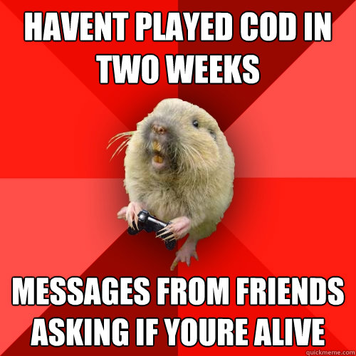 havent played cod in two weeks messages from friends asking - Gaming Gopher