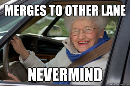 merges to other lane nevermind - South Florida Driver