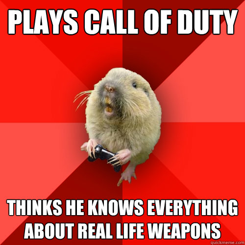 plays call of duty thinks he knows everything about real lif - Gaming Gopher