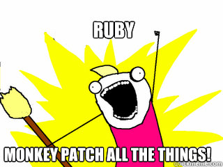 Monkey patching cartoon