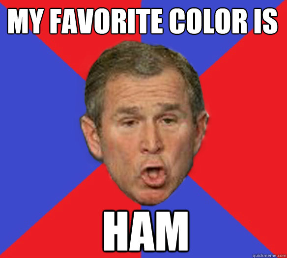 favourite colour ham