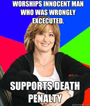 worships innocent man who was wrongly excecuted supports de - Sheltering Suburban Mom