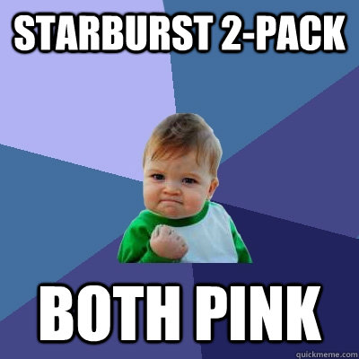 starburst 2pack both pink - Success Kid
