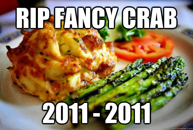 rip fancy crab 2011 2011 - Fancy crab