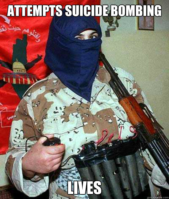 attempts suicide bombing lives - Terrorist Freshman