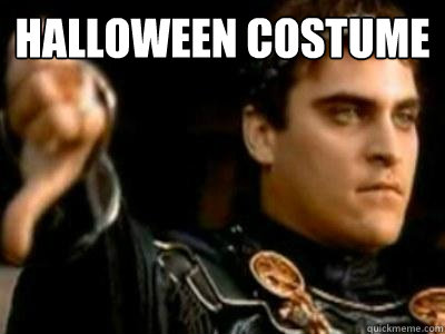halloween costume - Downvoting Roman