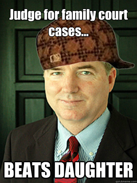 judge for family court cases beats daughter - Scumbag Judge William Adams
