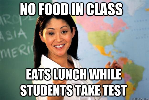 food in class