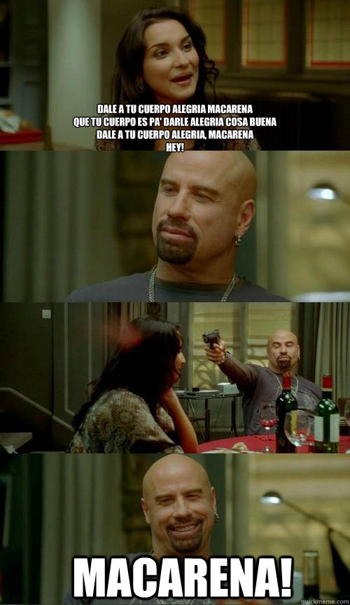 dale a tu cuerpo alegria macarena que tu cuerpo es pa darle - Skinhead John