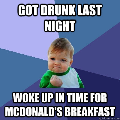 Drunk At Mcdonalds