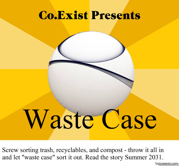 waste case screw sorting trash recyclables and compost t - Tomorrow Vision