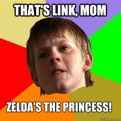 thats link mom zeldas the princess - Angry School Boy