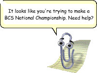 it looks like youre trying to make a bcs national champions -