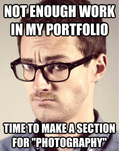 not enough work in my portfolio time to make a section for - Junior Art Director