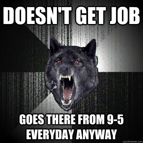 doesnt get job goes there from 95 everyday anyway - Insanity Wolf bangs Courage Wolf