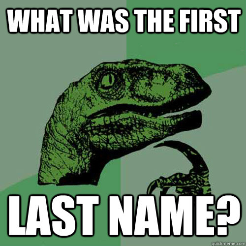 what was the first last name - Philosoraptor