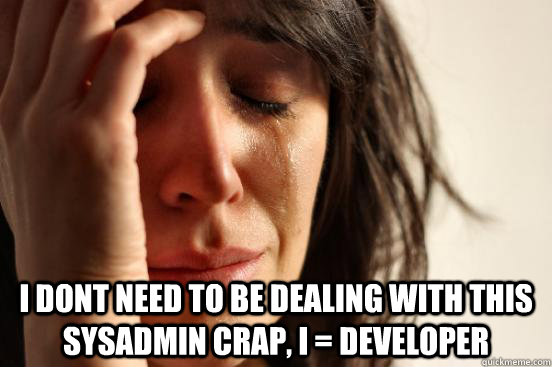 First World Problem