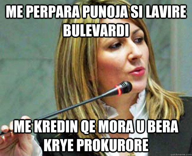 me perpara punoja si lavire bulevardi me kredin qe mora u be - ina rama