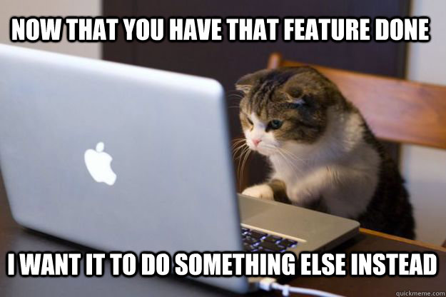 now that you have that feature done i want it to do somethin - Web Developer Cat