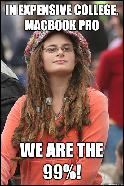 In expensive college MacBook pro Except Christianity - College Liberal