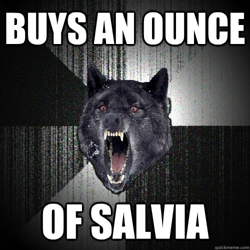 buys an ounce of salvia - Insanity Wolf