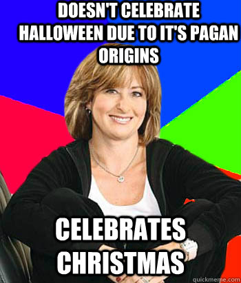 doesnt celebrate halloween due to its pagan origins celebr - Sheltering Suburban Mom