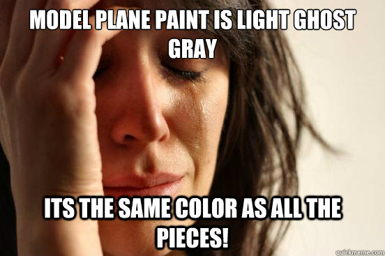 model plane paint is light ghost gray its the same color as - First World Problems