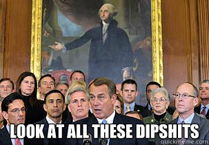 look at all these dipshits - Disgruntled Washington