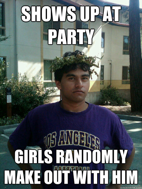 shows up at party girls randomly make out with him - Royal Rex