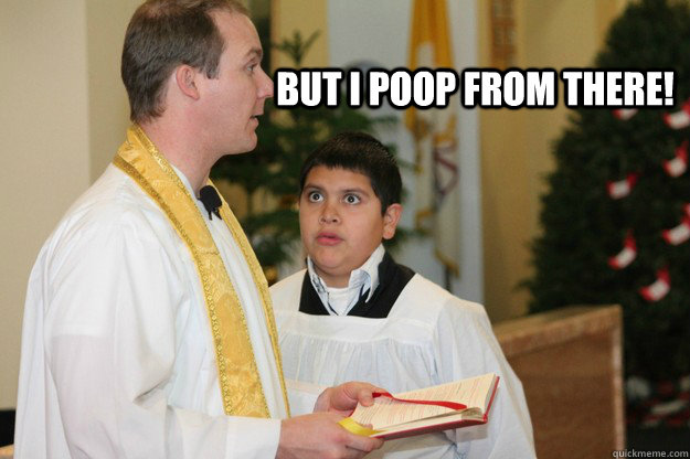 but i poop from there -