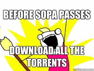 download all the torrents before sopa passes - All The Thigns