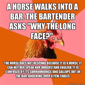 Chicken horse bmw joke #3
