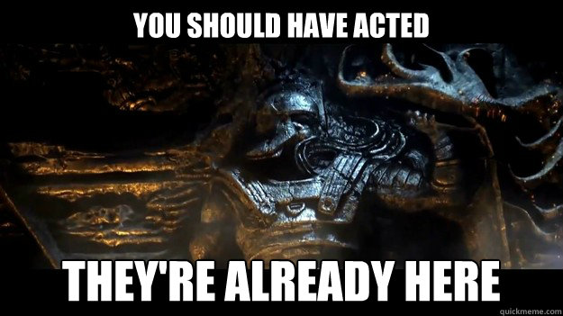 you should have acted theyre already here - SOPA Skyrim