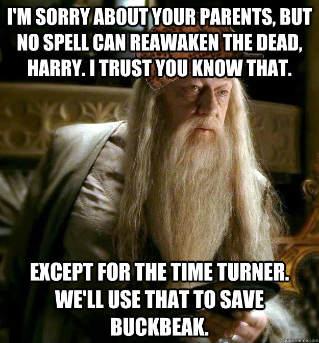 im sorry about your parents but no spell can reawaken the - Scumbag Dumbledore